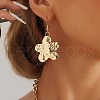 Alloy Flower Dangle Earrings FS-WG4F9B9-02-1