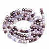 Opaque Glass Beads Strands GLAA-T006-12B-2