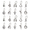   80Pcs West Cowboy Theme Tibetan Style Alloy Pendants FIND-PH0020-71-8