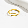 Minimalist 925 Sterling Silver Adjustable Cuff Open Rings QW6427-1
