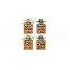 Wooden Pendant Decoration HJEW-WH0074-015-8