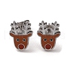 3 Pairs 3 Styles Christmas 304 Stainless Steel Hoop & Studs Earrings Set for Women EJEW-K279-12F-P-3