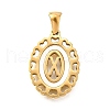 Golden 304 Stainless Steel Pendants STAS-K300-02G-X-1