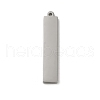 Non-Tarnish 304 Stainless Steel Pendants STAS-K270-08B-P-1