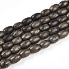 Natural Pyrite Beads Strands G-N346-02A-01-2