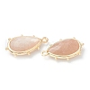 Natural Sunstone Pendants G-B009-02G-C-2