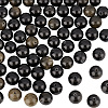 Olycraft 2 Strands Natural Golden Sheen Obsidian Beads Strands G-OC0004-98A-1