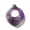 Natural Amethyst Pendants G-G997-H04-3