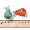 Natural Gemstone Pear Statues Ornament G-P525-03P-3