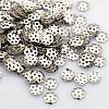 Tarnish Resistant Filigree Multi-Petal 304 Stainless Steel Bead Caps STAS-N039-03-2