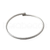 304 Stainless Steel Bangles for Women Men BJEW-Z131-01P-4