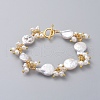 Mother's Day Jewellery Beaded Bracelets BJEW-JB04751-1