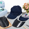  24Pcs 4 Styles Plastic Hat Brim Board for Peaked Cap AJEW-NB0006-26A-5
