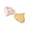 304 Stainless Steel Enamel Pendants STAS-U057-07G-A-2