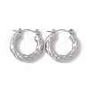 Non-Tarnish 304 Stainless Steel Thick Hoop Earrings for Women EJEW-E199-10P-1