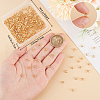 Beebeecraft 300Pcs Brass Bead Tips KK-BBC0015-70-3