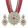 Bohemian Style Multi-Layer Alloy Imitation Agate and Glass Jewelry Set FS-WGE22E9-04-2