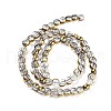 Electroplate Glass Beads Strands EGLA-C005-03F-2