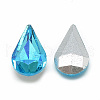 Pointed Back Glass Rhinestone Cabochons RGLA-T014-8x13mm-05-2