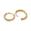 304 Stainless Steel Croissant Hoop Earrings for Women EJEW-Q781-07G-2