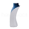 Bust Shaped PU Leather Jewelry Display Stands for Necklaces AJEW-A068-03B-4