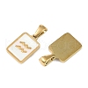 Constellations Natural White Shell Pendants STAS-M338-01A-G-2