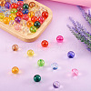 90Pcs 15 Colors Transparent Acrylic Beads MACR-TA0001-21-6
