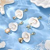 Shell Pendant Decoration HJEW-TA00344-1