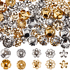 SUNNYCLUE 100Pcs 10 Style 304 Stainless Steel Bead Caps STAS-SC0007-92-1