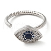 Rotatable Open Ring with Cubic Zirconia RJEW-Q776-02P-02-2