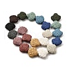 Dyed Natural Lava Rock Beads Strands G-A264-A04-01A-2