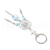Alloy Porcelain Conch Shape Keychains KEYC-JKC01224-4