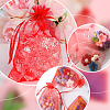 SOFPLATE 100Pcs Organza Bags Jewellery Storage Pouches Wedding Favour Party Mesh Drawstring Gift OP-SP0001-01A-6