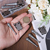 CHGCRAFT DIY Alloy Bolo Tie Making Finding Kit FIND-CA0009-03B-3