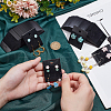 PVC with Velvet Earring Display Card AJEW-WH0475-89-3