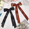 CRASPIRE Big Bowknot Polyester Alligator Hair Clips AJEW-CP0008-42B-02-4