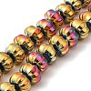 Electroplate Glass Beads GLAA-G106-02A-FP01-1