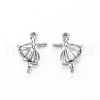 304 Stainless Steel Pendants STAS-N0014-38P-1