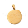 304 Stainless Steel Pendants STAS-B037-04G-2