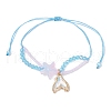 Glass Seed Beads Braided Bracelets BJEW-MZ00174-4