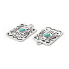 Synthetic Turquoise Pendants FIND-TADZ0001-07AS-3