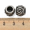 Barrel 304 Stainless Steel European Beads STAS-E214-04AS-3