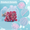 SOFPLATE 30pcs Large Organza Pouches Portable Shoes Bag Travel Storage Drawstring Bags OP-SP0001-03B-03-5