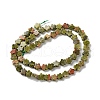 Natural Unakite Beads Strands G-B138-C07-01-3