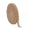 Braided Burlap Ribbon OCOR-WH0091-23C-7