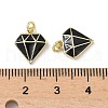 Brass Enamel Charms KK-Q039-05B-G-3