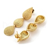 Rack Plating Brass Teardrop Dangle Stud Earrings EJEW-K263-19G-2