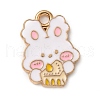 Alloy Enamel Pendants FIND-CJC0003-83G-1