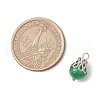 10Pcs Glass Pendants PALLOY-JF03217-2