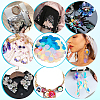 Olycraft 500Pcs 5 Colors Iridescent PVC Paillette/Sequins Pendants KY-OC0001-33C-6